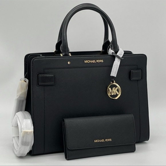 Michael Kors Medium Rayne Satchel & Trifold Wallet - Picture 3 of 12